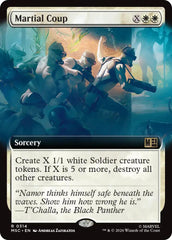 Martial Coup (Extended Art) (MSC - 314) - Commander: Marvel Super Heroes - Rare - Normal