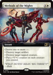 Methods of the Mighty (Extended Art) (MSC - 315) - Commander: Marvel Super Heroes - Rare - Normal