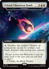 Orbital Vibranium Bomb - Scourglass (Extended Art) (MSC - 318) - Commander: Marvel Super Heroes - Rare - Normal