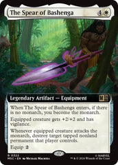 The Spear of Bashenga (Extended Art) (MSC - 322) - Commander: Marvel Super Heroes - Rare - Normal