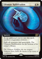 Ultimate Nullification (Extended Art) (MSC - 324) - Commander: Marvel Super Heroes - Rare - Normal