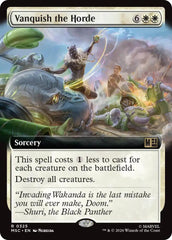 Vanquish the Horde (Extended Art) (MSC - 325) - Commander: Marvel Super Heroes - Rare - Normal