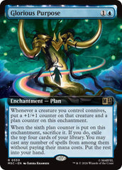 Glorious Purpose (Extended Art) (MSC - 330) - Commander: Marvel Super Heroes - Rare - Normal