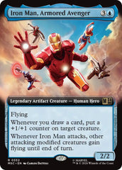 Iron Man, Armored Avenger (Extended Art) (MSC - 332) - Commander: Marvel Super Heroes - Rare - Normal