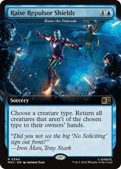 Raise Repulsor Shields - Raise the Palisade (Extended Art) (MSC - 340) - Commander: Marvel Super Heroes - Rare - Normal