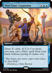 West Coast Expansion (Extended Art) (MSC - 345) - Commander: Marvel Super Heroes - Rare - Normal
