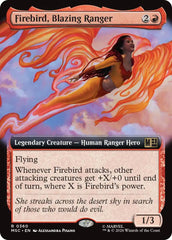 Firebird, Blazing Ranger (Extended Art) (MSC - 360) - Commander: Marvel Super Heroes - Rare - Normal