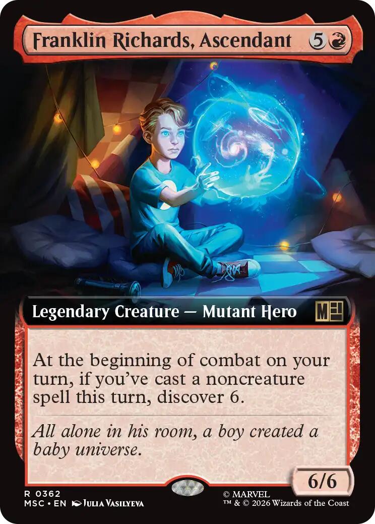 Franklin Richards, Ascendant (Extended Art) (MSC - 362) - Commander: Marvel Super Heroes - Rare - Normal