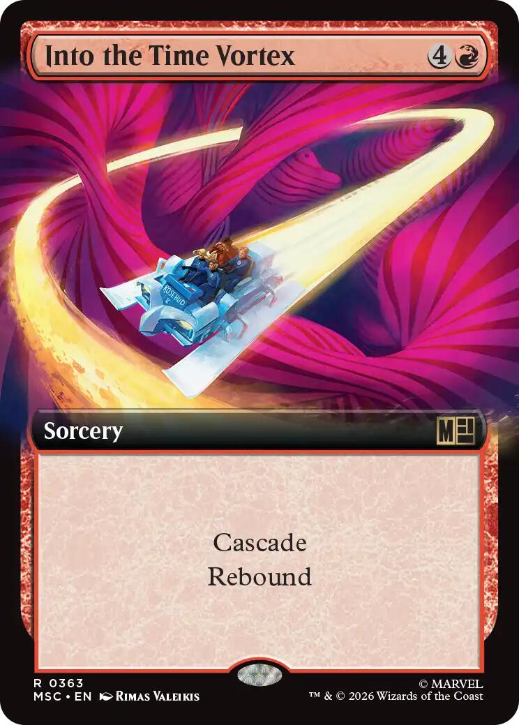 Into the Time Vortex (Extended Art) (MSC - 363) - Commander: Marvel Super Heroes - Rare - Normal