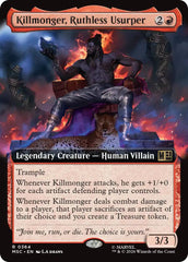 Killmonger, Ruthless Usurper (Extended Art) (MSC - 364) - Commander: Marvel Super Heroes - Rare - Normal