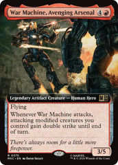 War Machine, Avenging Arsenal (Extended Art) (MSC - 375) - Commander: Marvel Super Heroes - Rare - Normal
