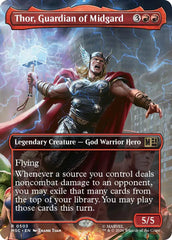 Thor, Guardian of Midgard (Borderless) (MSC - 503) - Commander: Marvel Super Heroes - Rare - Normal