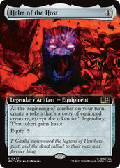Helm of the Host (Extended Art) (MSC - 437) - Commander: Marvel Super Heroes - Rare - Normal