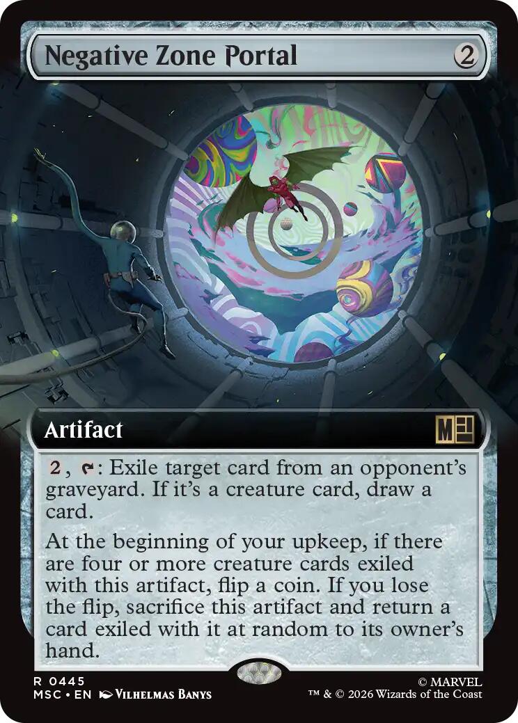 Negative Zone Portal (Extended Art) (MSC - 445) - Commander: Marvel Super Heroes - Rare - Normal
