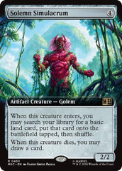 Solemn Simulacrum (Extended Art) (MSC - 453) - Commander: Marvel Super Heroes - Rare - Normal