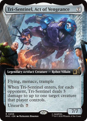 Tri-Sentinel, Act of Vengeance (Extended Art) (MSC - 456) - Commander: Marvel Super Heroes - Rare - Normal