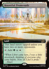 Bountiful Promenade (Extended Art) (MSC - 461) - Commander: Marvel Super Heroes - Rare - Normal