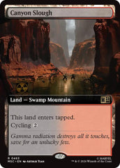 Canyon Slough (Extended Art) (MSC - 463) - Commander: Marvel Super Heroes - Rare - Normal