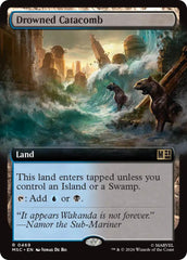 Drowned Catacomb (Extended Art) (MSC - 469) - Commander: Marvel Super Heroes - Rare - Normal