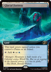Glacial Fortress (Extended Art) (MSC - 477) - Commander: Marvel Super Heroes - Rare - Normal