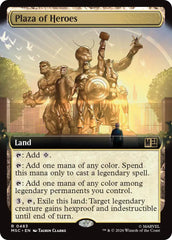 Plaza of Heroes (Extended Art) (MSC - 483) - Commander: Marvel Super Heroes - Rare - Normal