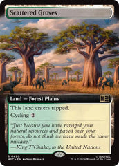 Scattered Groves (Extended Art) (MSC - 490) - Commander: Marvel Super Heroes - Rare - Normal