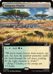 Sungrass Prairie (Extended Art) (MSC - 497) - Commander: Marvel Super Heroes - Rare - Normal