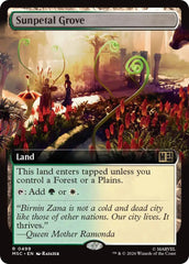 Sunpetal Grove (Extended Art) (MSC - 499) - Commander: Marvel Super Heroes - Rare - Normal