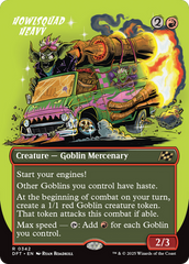 Howlsquad Heavy (Borderless) (DFT-342) - Aetherdrift Foil