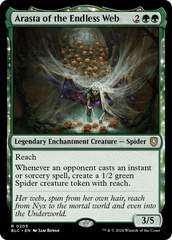 Arasta of the Endless Web (BLC-205) - Bloomburrow Commander: (enchantment)