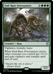 End-Raze Forerunners (BLC-214) - Bloomburrow Commander