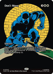 Don't Move (Borderless) (MAR - 43) - Marvel Universe Eternal-Legal - Mythic - Normal