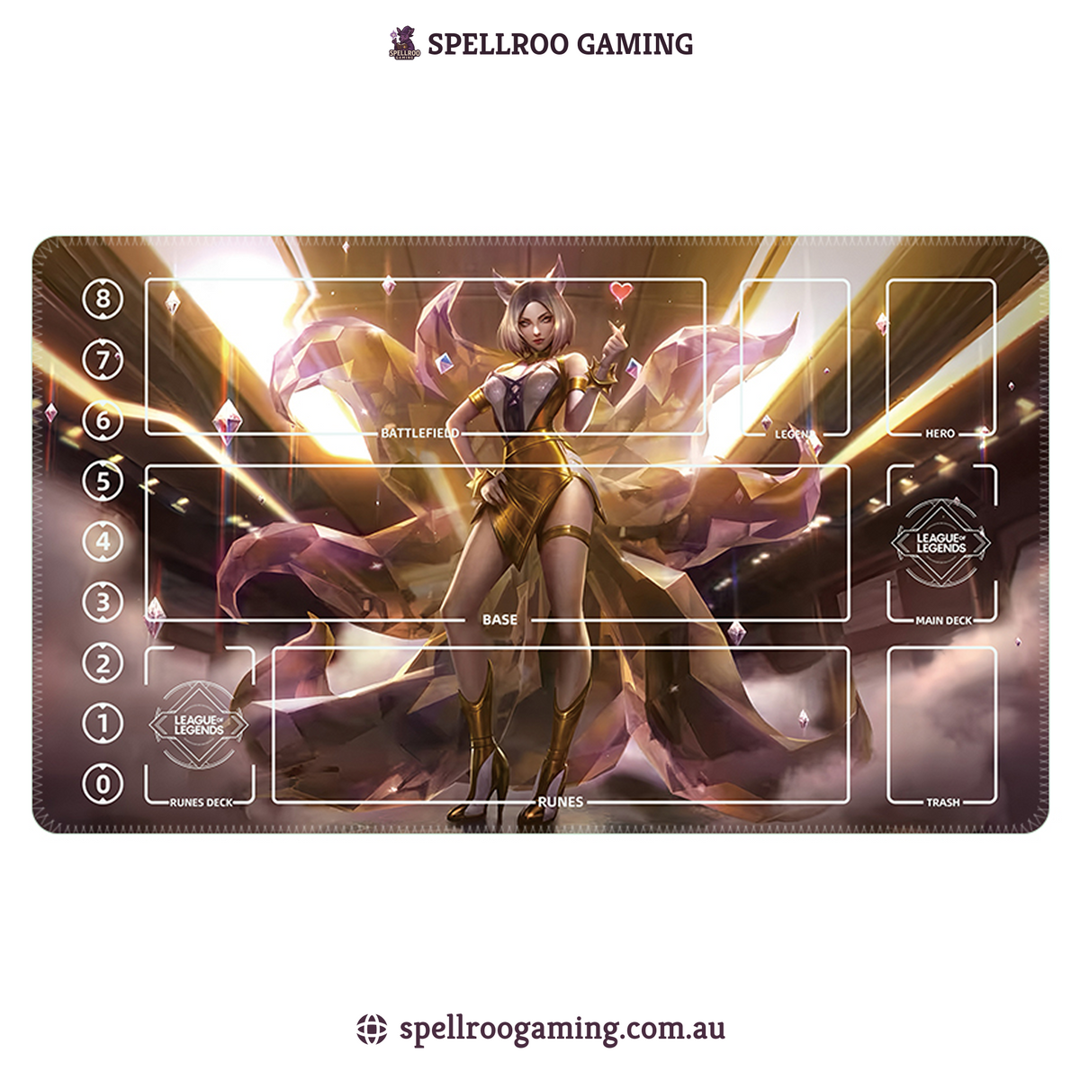 Riftbound: League of Legends TCG: Single Playmat (3mm) – Ahri 1 – English
