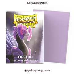 Dragon Shield: Matte Dual - Orchid - Standard Size - 100 Sleeves