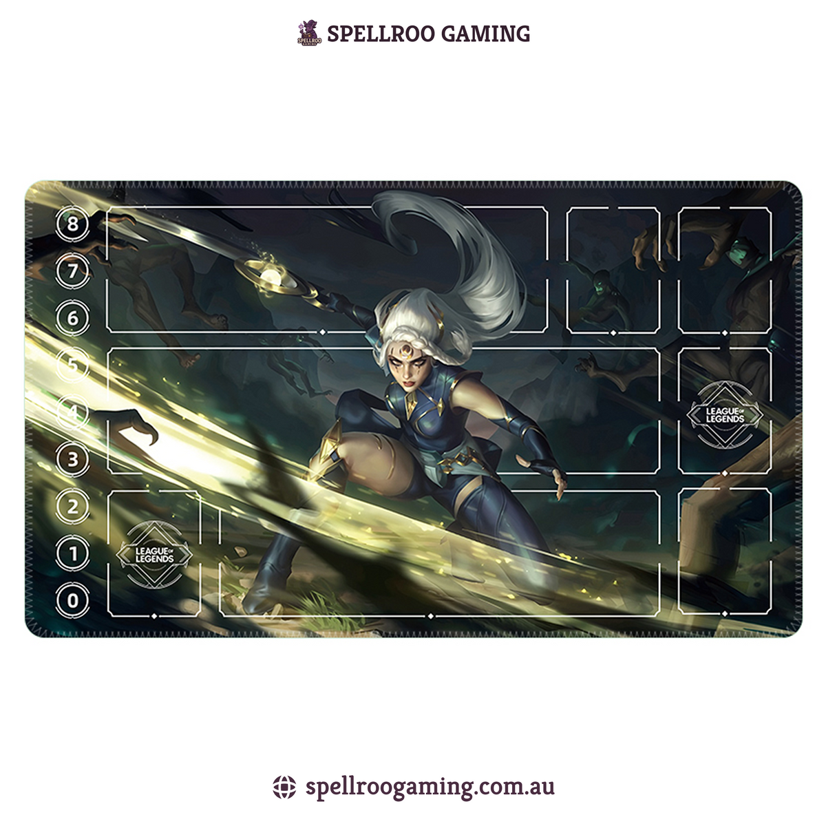 Riftbound: League of Legends TCG: Single Playmat (2mm) – Diana 1 – English