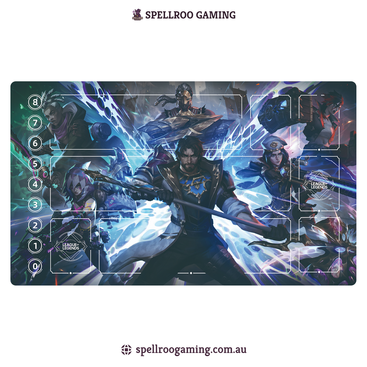 Riftbound: League of Legends TCG: Single Playmat (3mm) – Arcane Theme – English