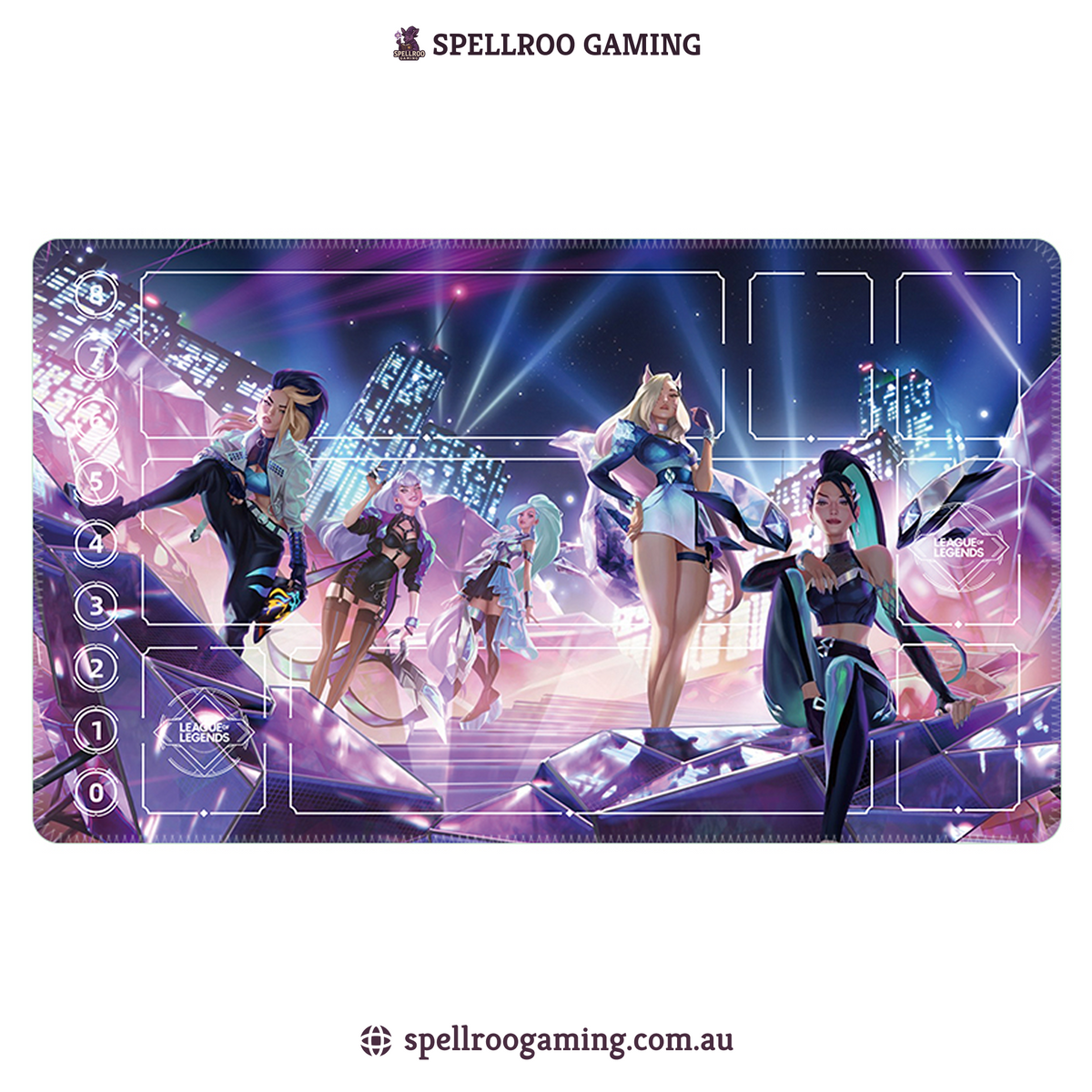 Riftbound: League of Legends TCG: Single Playmat (2mm) – Cyberpunk – English