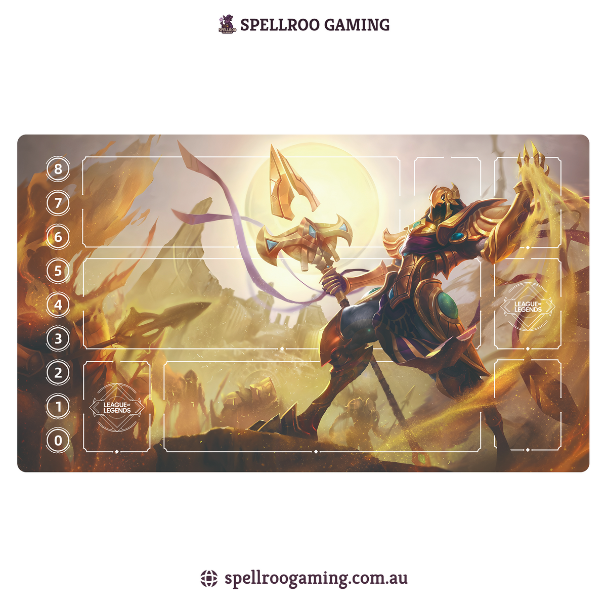 Riftbound: League of Legends TCG: Single Playmat (3mm) – Azir 2 – English