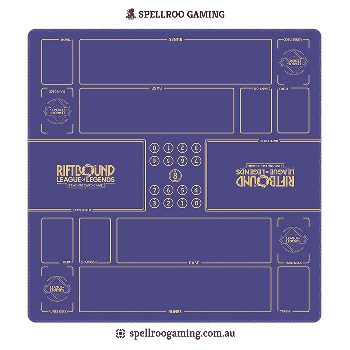 Riftbound: League of Legends TCG: Two-Player Playmat (3mm) - English