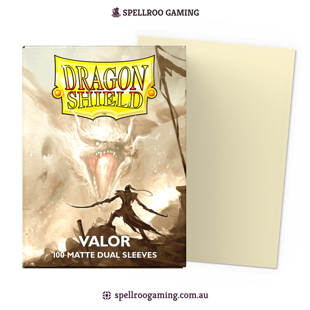 Dragon Shield: Matte Dual - Valor - Standard Size - 100 Sleeves