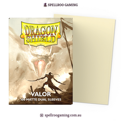 Dragon Shield: Matte Dual - Valor - Standard Size - 100 Sleeves