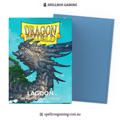 Dragon Shield: Matte Dual - Lagoon - Standard Size - 100 Sleeves