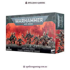 Warhammer: 40K – Chaos Space Marines – Terminators (5 Miniatures)