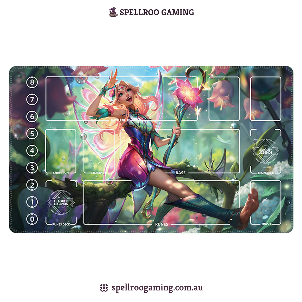 Riftbound: League of Legends TCG: Single Playmat (3mm) – Lux 2 – English