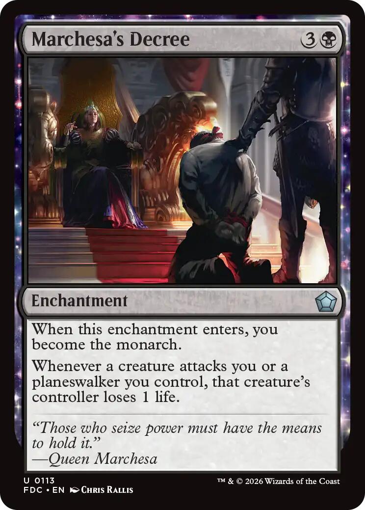 Marchesa's Decree