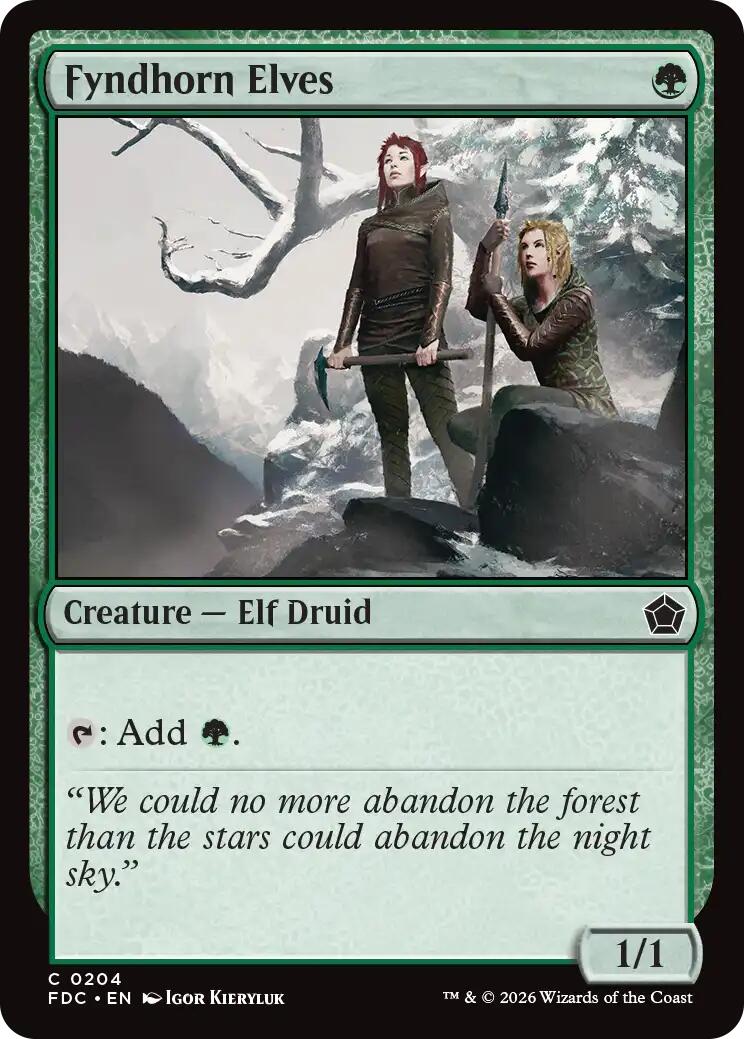 Fyndhorn Elves