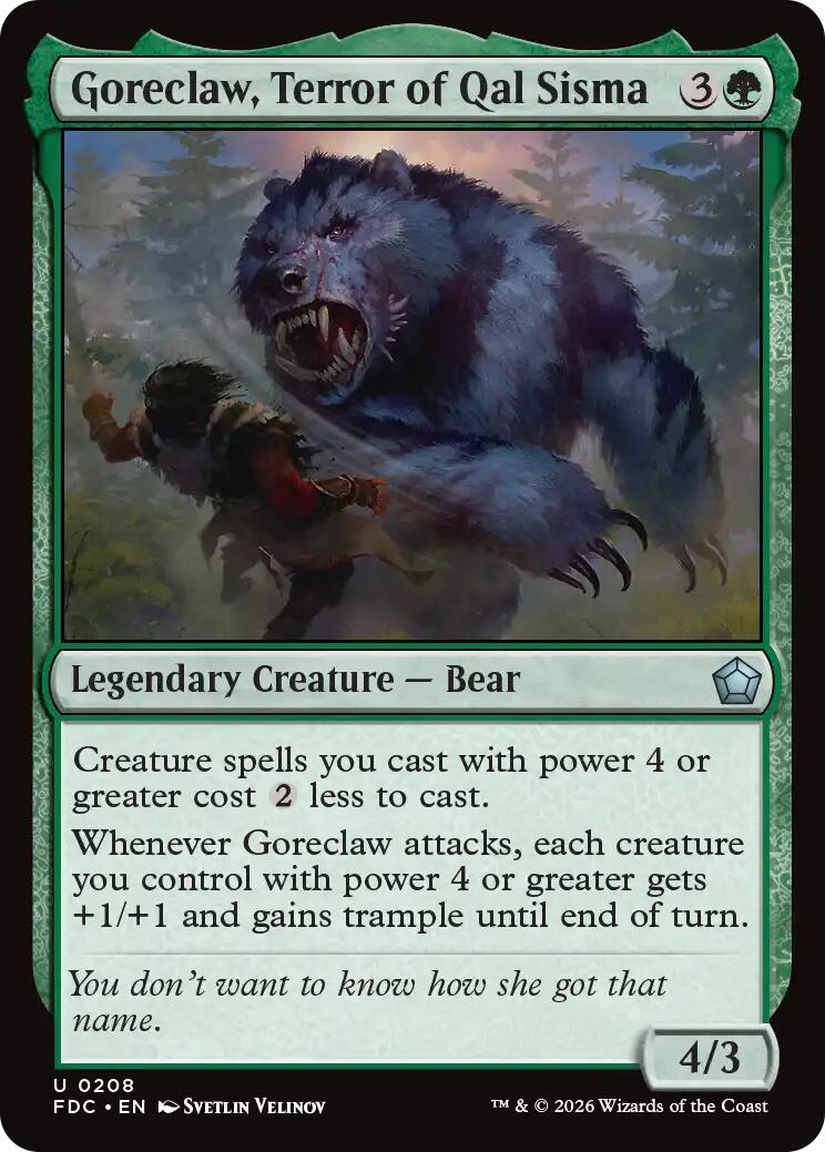 Goreclaw, Terror of Qal Sisma