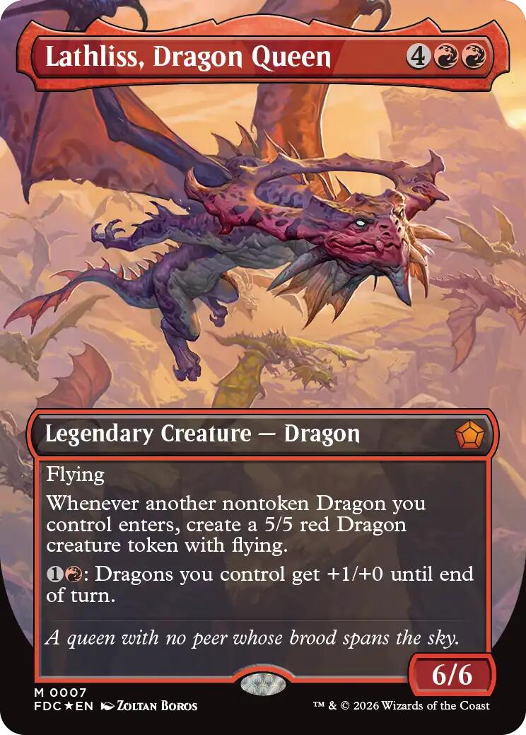 Lathliss, Dragon Queen (Borderless)