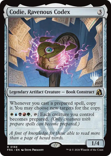 Codie, Ravenous Codex