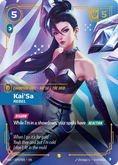 Kai'Sa, Rebel (K/DA Special Art Card)